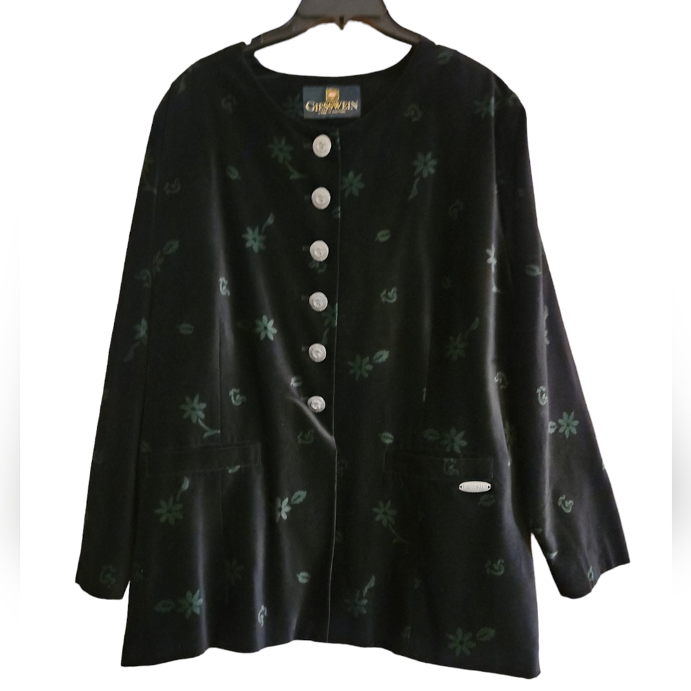 Giesswein Green Wool Blazer Size 18